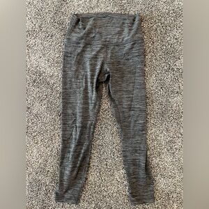 Lululemon Align Size 8 ~ 25 inch length ~ Heathered gray - excellent condition